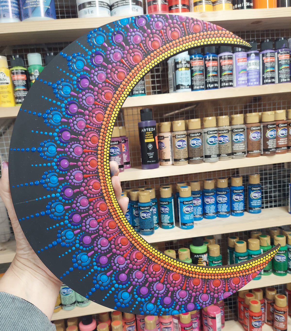Crescent Moon π Mandala Workshop