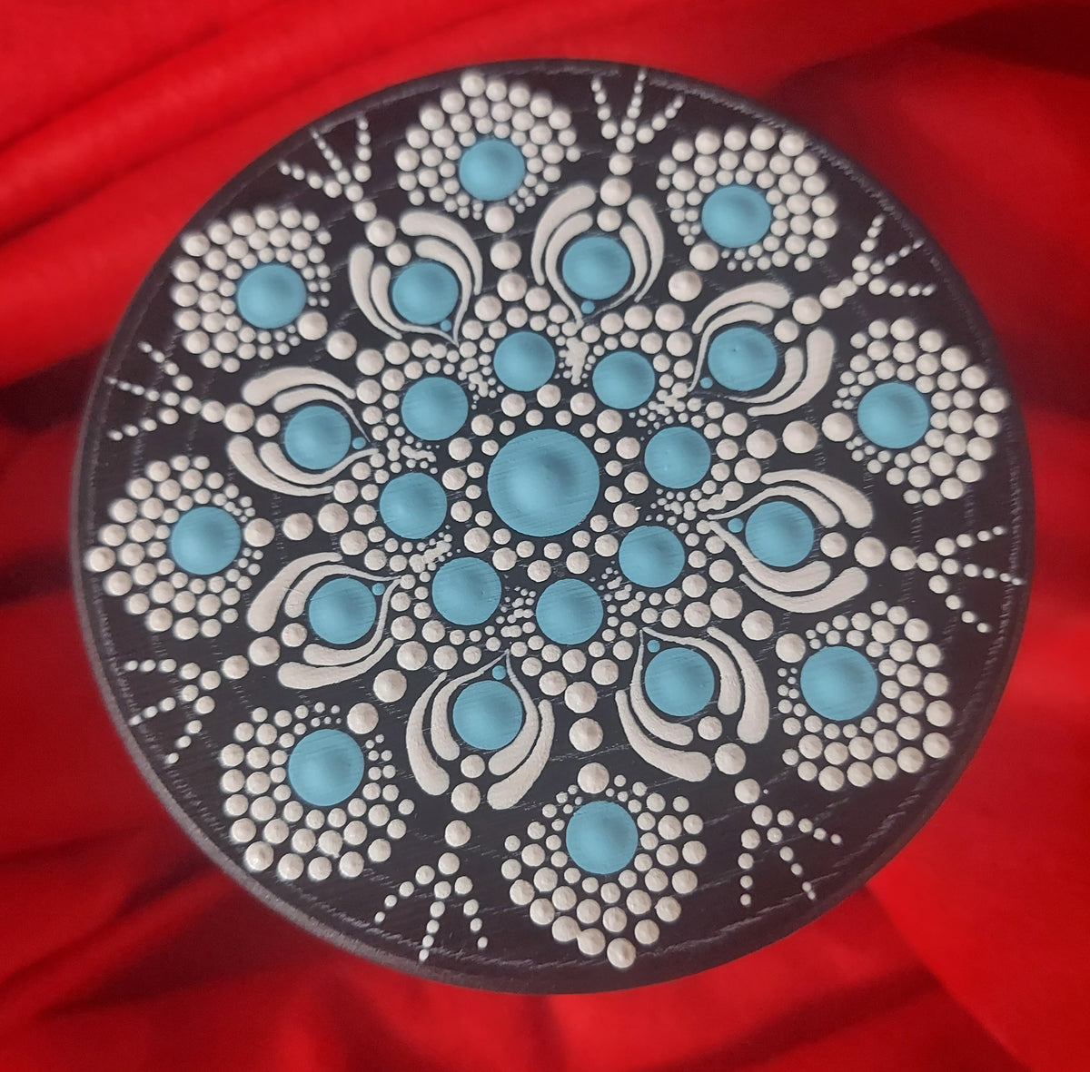 Winter Mandala Candy Jar