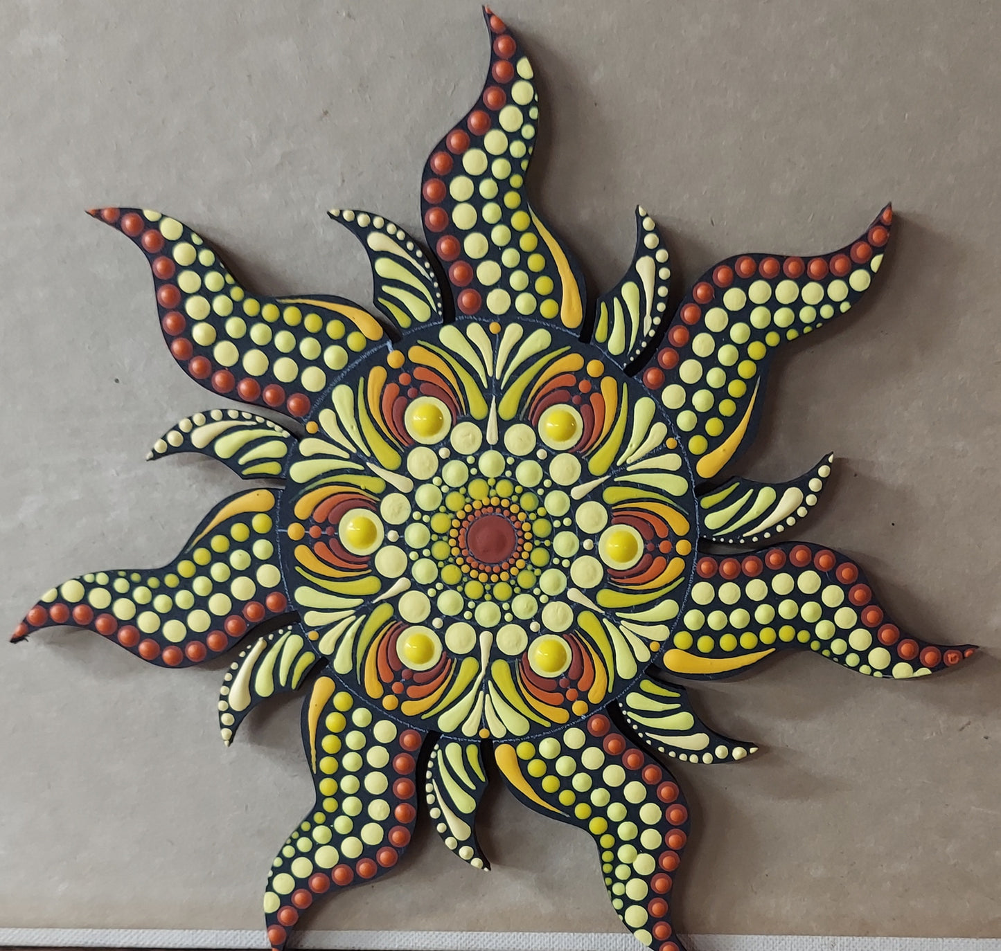 Wooden Sea Turtle or Sun Mandala Dot Paint Night in Churchville