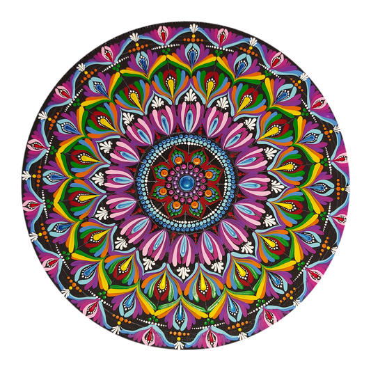 12" Mandala Dot Painting