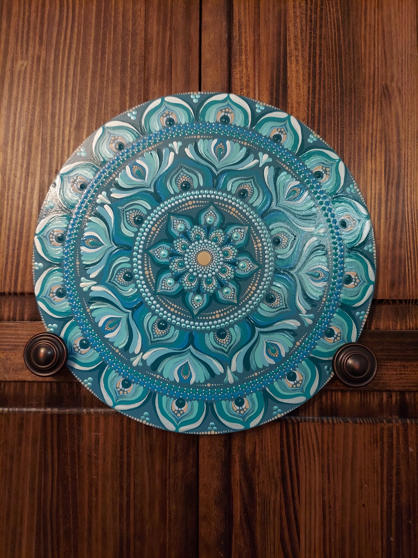 14" Mandala Dot Painting