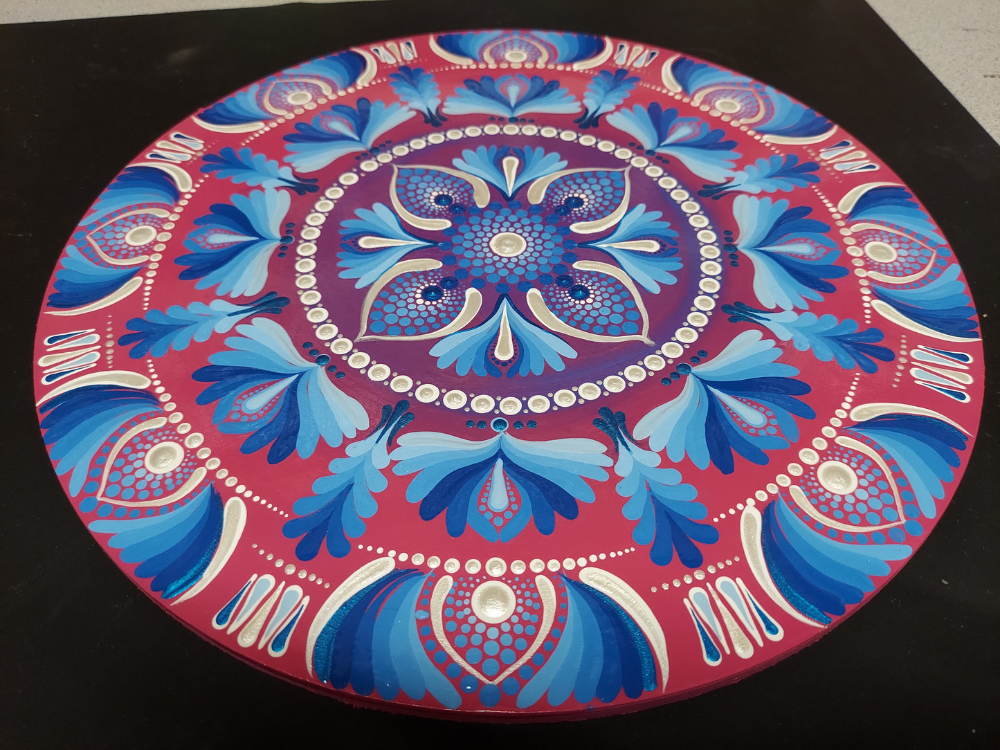 12" Mandala Dot Painting