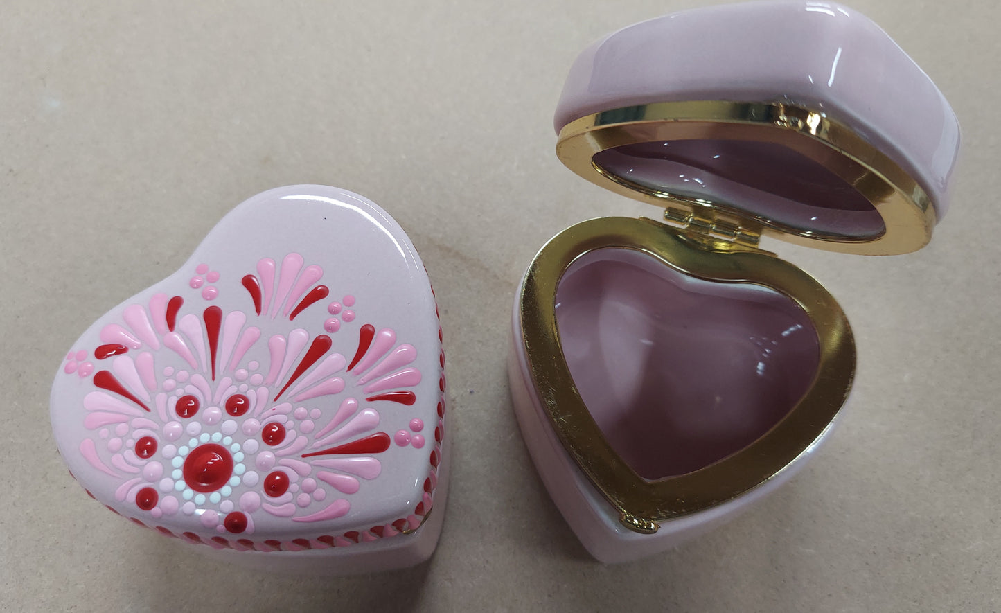 Heart Trinket Box Paint Workshop