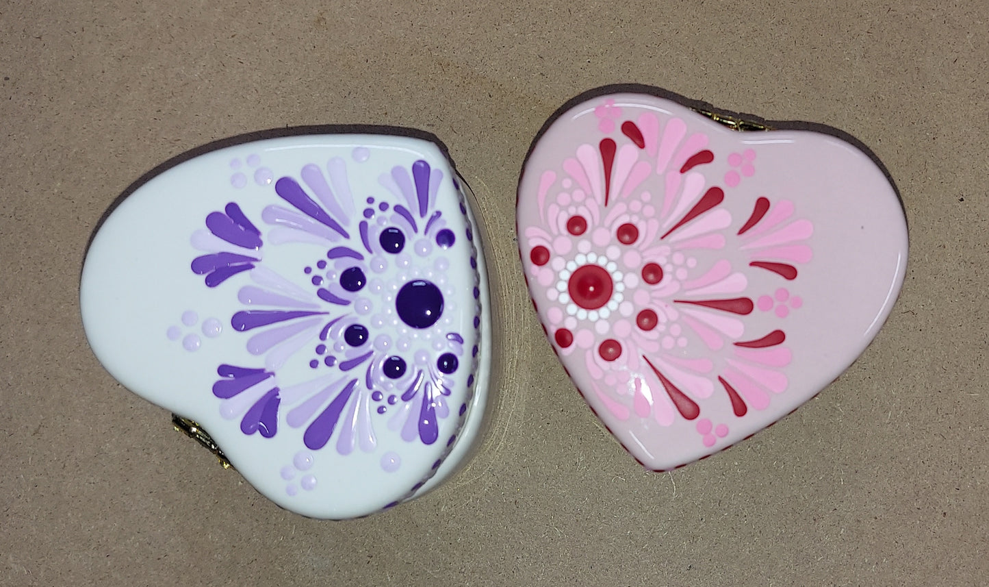 Heart Trinket Box Paint Workshop