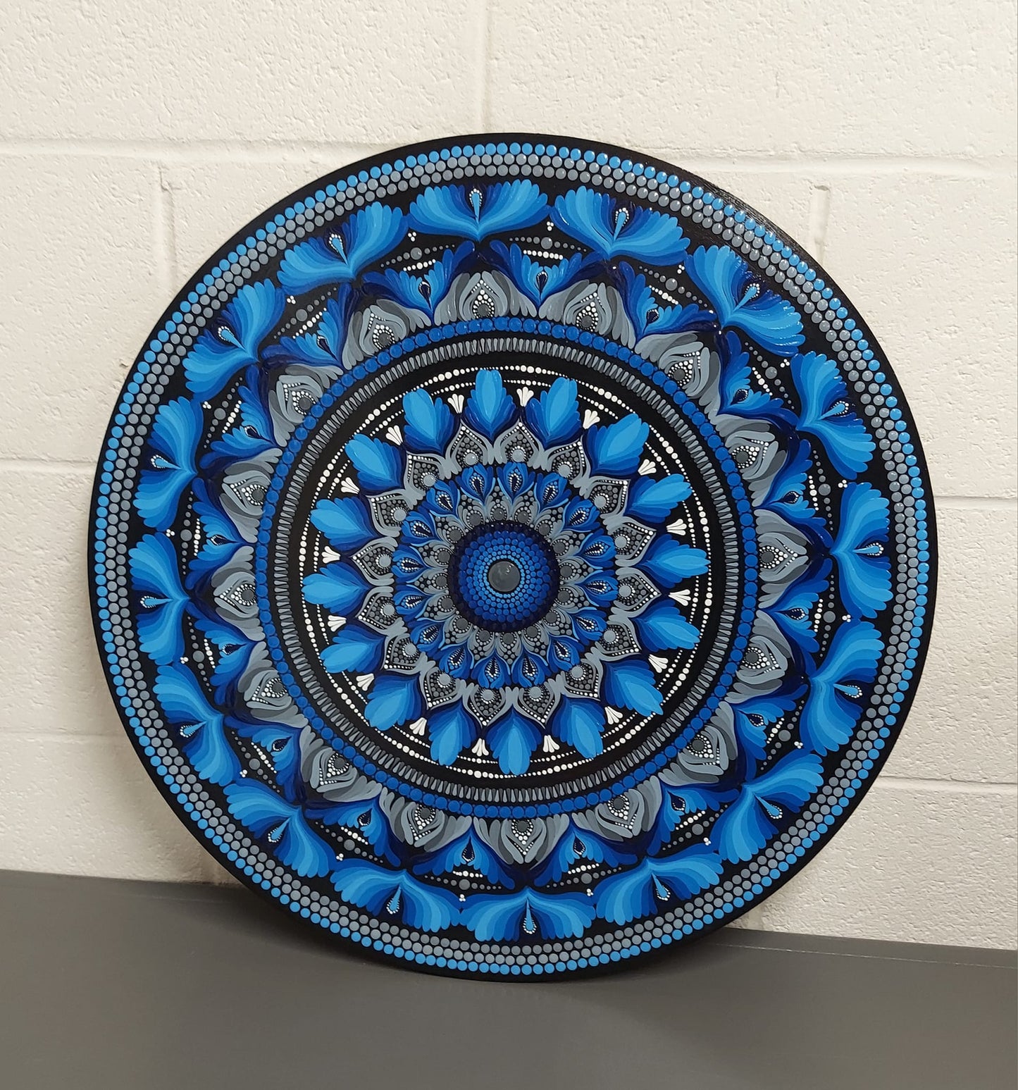 21" Mandala dot painting