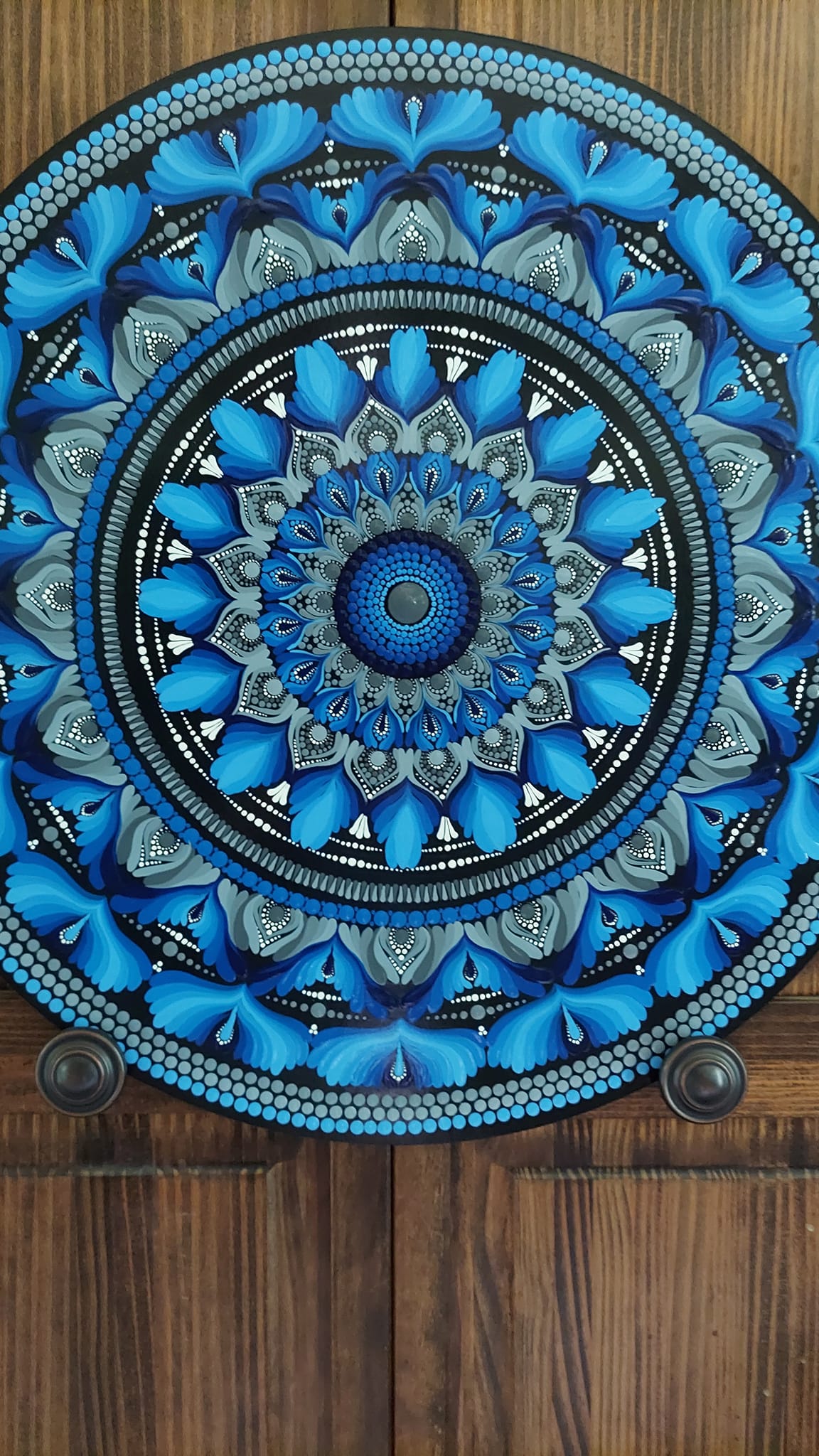 21" Mandala dot painting