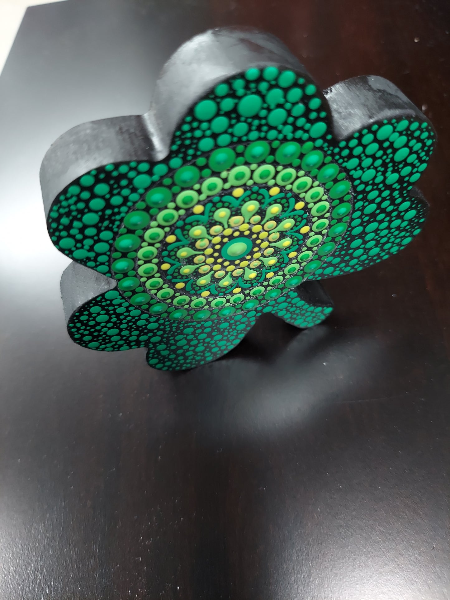 Shamrock Mandala Dot Painting Workshop